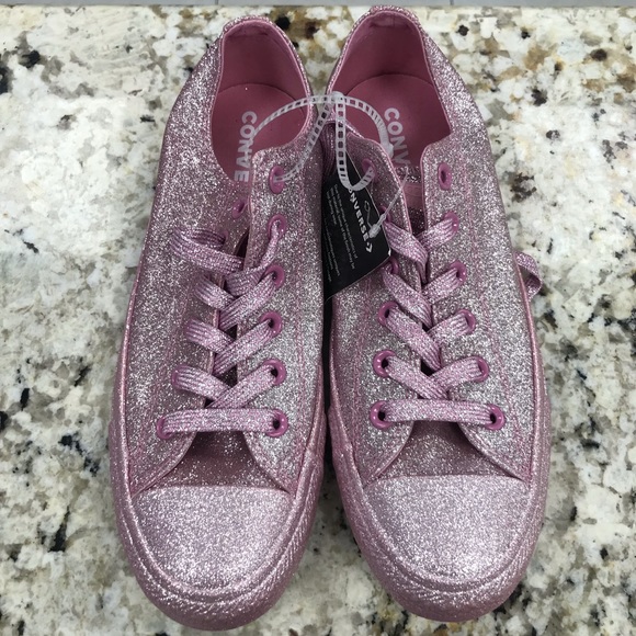 converse all star lo glitter
